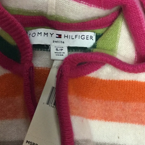 Tommy Hilfiger Hoover Stripe Sweater Size S/P - Picture 3 of 4